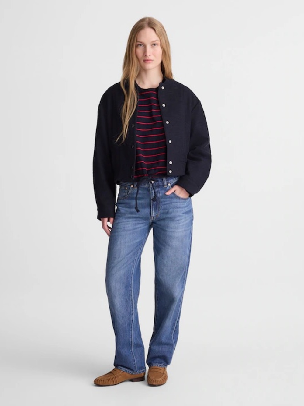 Madewell Bomber Jacket in Bouclé